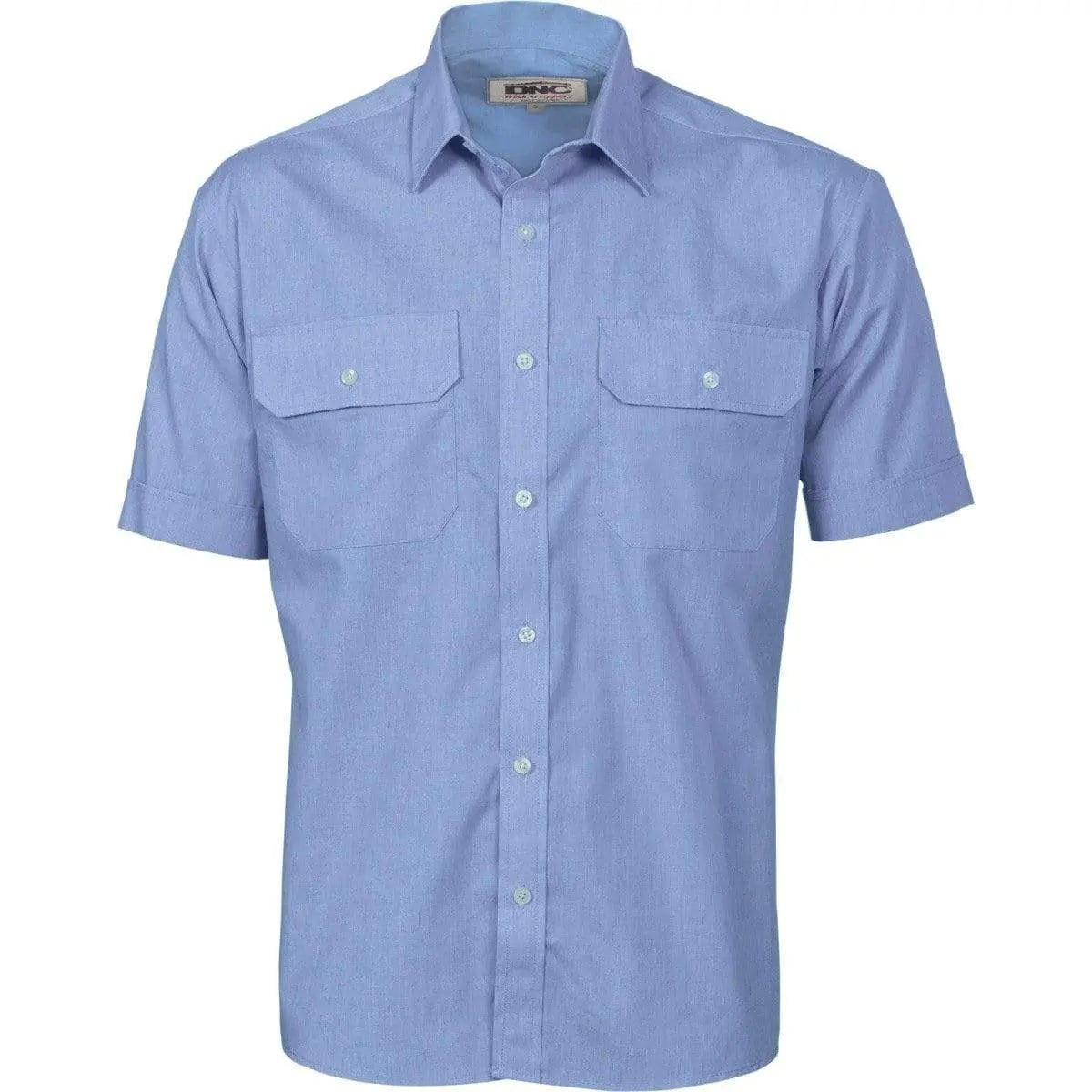 Dnc Workwear Polyester Cotton Short Sleeve Work Shirt - 3211 Metro Workwear.